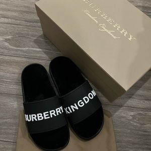 Burberry slides